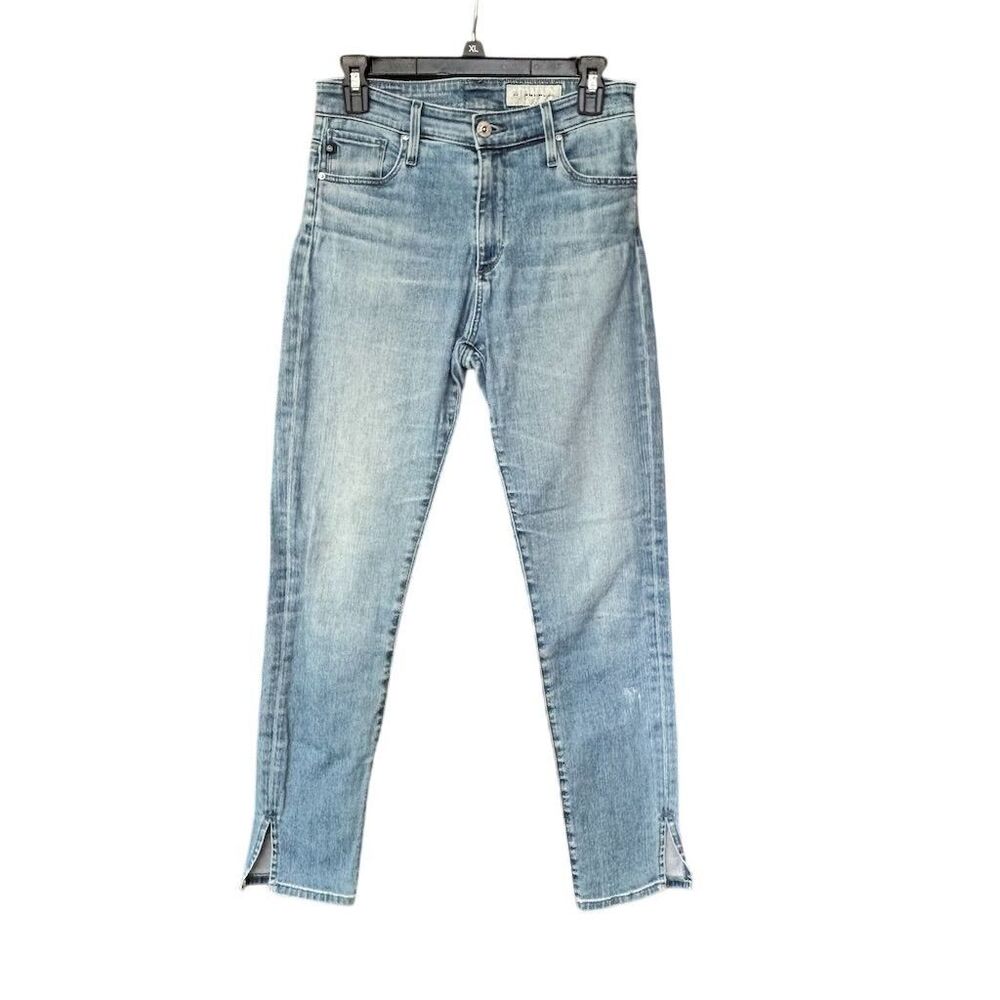 AG Anthropologie Women's High-Rise Stevie Ankle Jeans‎ Blue Size 28